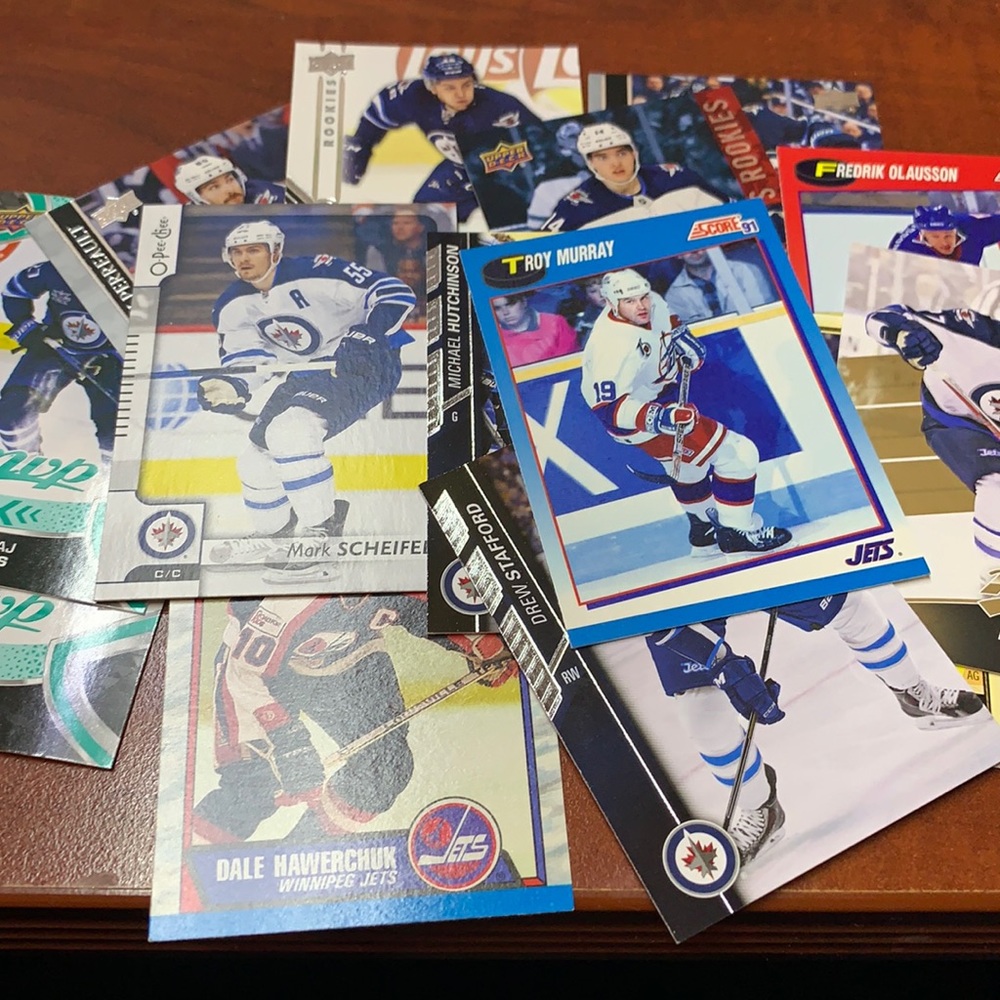 3/$10 15 cards from your Winnipeg Jets